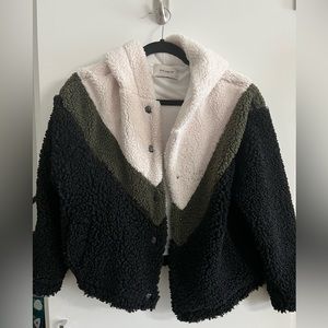 Pull&Bear Teddy Bear Coat jacket.